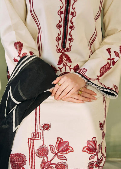 Dhanak Embroidered 3Piece D-024